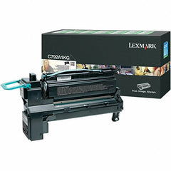 Lexmark - Black Toner Cartridge - Use with Lexmark C792 - Industrial Tool & Supply
