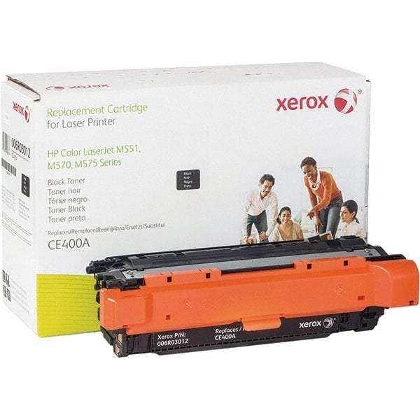 Xerox - Black Toner Cartridge - Use with HP Color LaserJet Enterprise 500 MFP, M551, M575, M570 - Industrial Tool & Supply