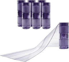 Aleco - Clear Replacement Vinyl Strip Standard Dock Curtain Strips - 12" Wide x 10' Long x 1/8" Thick, PVC - Industrial Tool & Supply