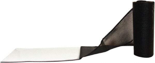 Aleco - Black Top & Clear Bottom Replacement Vinyl Strip Standard Dock Curtain Strips - 8" Wide x 7' Long x 0.014" Thick, PVC - Industrial Tool & Supply