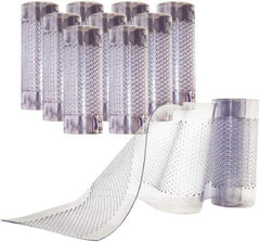 Aleco - Clear Replacement Vinyl Strip Standard Dock Curtain Strips - 8" Wide x 7' Long x 0.08" Thick, PVC - Industrial Tool & Supply
