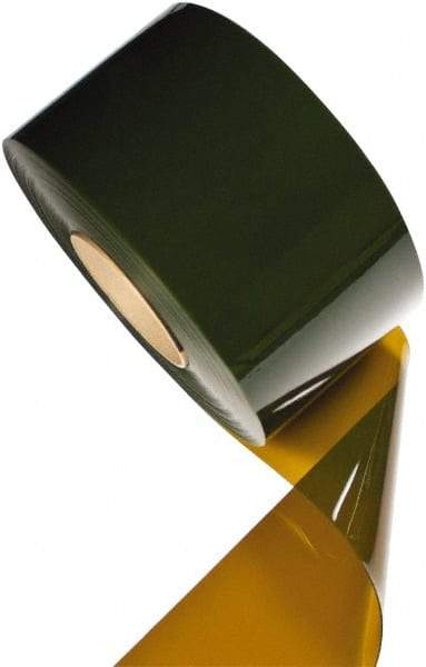 Aleco - Dark Amber Replacement Vinyl Strip Standard Dock Curtain Strips - 8" Wide x 300' Long x 0.08" Thick, PVC - Industrial Tool & Supply