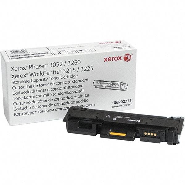 Xerox - Black Toner Cartridge - Use with Xerox Phaser 3260, WorkCentre 3215, 3225 - Industrial Tool & Supply