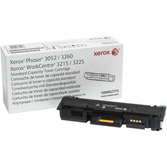 Xerox - Black Toner Cartridge - Use with Xerox Phaser 3260, WorkCentre 3215, 3225 - Industrial Tool & Supply