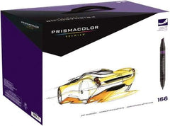Prismacolor - Assorted Colors, Art Marker - Chisel Tip, Alcohol Based Ink - Industrial Tool & Supply