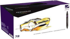 Prismacolor - Assorted Colors, Art Marker - Chisel Tip, Alcohol Based Ink - Industrial Tool & Supply