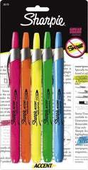 Sharpie - Assorted Colors, Highlighter - Chisel Tip, AP Nontoxic Ink - Industrial Tool & Supply