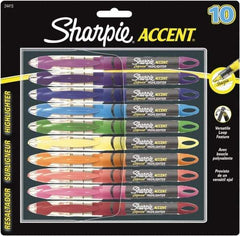 Sharpie - Assorted Colors, Highlighter - Chisel Tip, AP Nontoxic Ink - Industrial Tool & Supply
