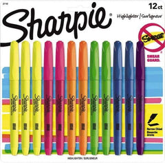 Sharpie - Assorted Colors, Highlighter - Chisel Tip, AP Nontoxic Ink - Industrial Tool & Supply