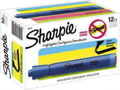 Sharpie - Turquoise Blue Highlighter - Chisel Tip, AP Nontoxic Ink - Industrial Tool & Supply