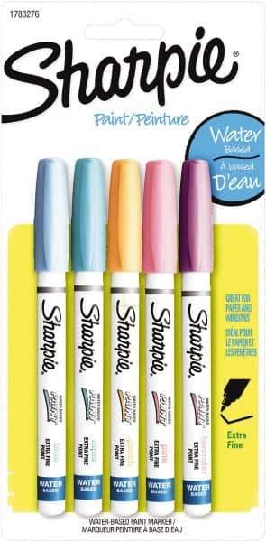 Sharpie - Assorted Colors, Paint Marker - Extra Fine Tip - Industrial Tool & Supply