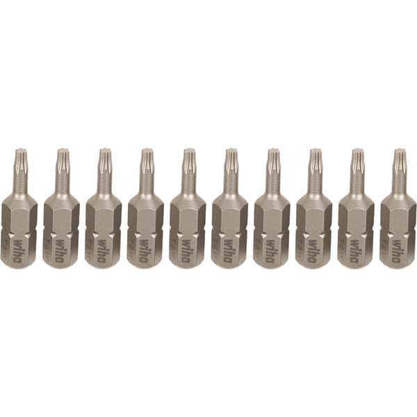 Wiha - T45 Power Bit - 1/4" Drive, 2" OAL - Industrial Tool & Supply