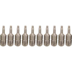 Wiha - T45 Power Bit - 1/4" Drive, 2" OAL - Industrial Tool & Supply