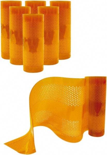 Aleco - Amber Replacement Vinyl Strip Standard Dock Curtain Strips - 12" Wide x 9' Long x 1/8" Thick, PVC - Industrial Tool & Supply