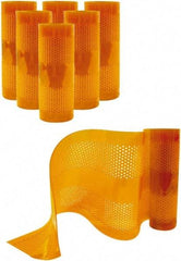 Aleco - Amber Replacement Vinyl Strip Standard Dock Curtain Strips - 12" Wide x 9' Long x 1/8" Thick, PVC - Industrial Tool & Supply