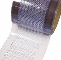 Aleco - Clear Replacement Vinyl Strip Standard Dock Curtain Strips - 8" Wide x 150' Long x 0.08" Thick, PVC - Industrial Tool & Supply