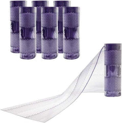 Aleco - Clear Replacement Vinyl Strip Standard Dock Curtain Strips - 12" Wide x 9' Long x 1/8" Thick, PVC - Industrial Tool & Supply