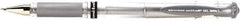 Uni-Ball - 1mm Stick Pen - Silver - Industrial Tool & Supply