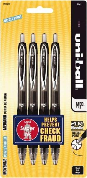 Uni-Ball - 0.7mm Retractable Pen - Black - Industrial Tool & Supply