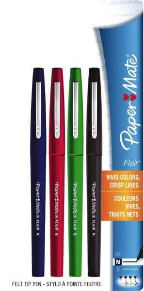 Paper Mate - Ultra Fine Porous Point Pen - Assorted Colors - Industrial Tool & Supply