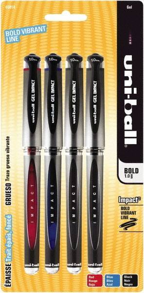 Uni-Ball - 1mm Stick Pen - Assorted Colors - Industrial Tool & Supply