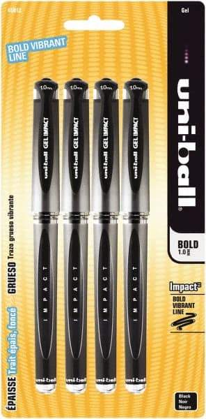 Uni-Ball - 1mm Stick Pen - Black - Industrial Tool & Supply