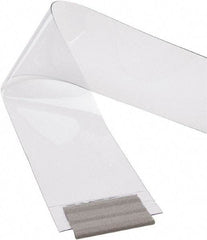 TMI, LLC - Clear Smooth with Reinforced Bonded Bead Replacement Strips, Armor Bond Dock Curtain Strips - 8" Wide x 7' Long x 0.08" Thick, PVC - Industrial Tool & Supply