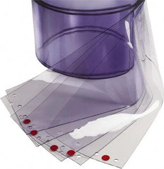 TMI, LLC - Clear Smooth Replacement Strips Dock Curtain Strips - 16" Wide x 12' Long x 0.16" Thick, PVC - Industrial Tool & Supply