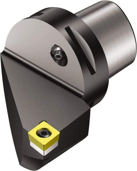 Sandvik Coromant - Right Hand Cut, Size C3, CCMT 12 04 08 & CCMT 432 Insert Compatiblity, Internal Modular Turning & Profiling Cutting Unit Head - 22mm Ctr to Cutting Edge, 40mm Head Length, Through Coolant, Series CoroTurn 107 - Industrial Tool & Supply