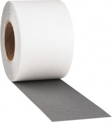 PRO-SAFE - Gray Solid Color Anti-Slip Vinyl Tape - 4" Wide x 60' Long, General Traffic - Industrial Tool & Supply