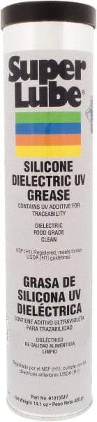 Synco Chemical - 14.1 oz Cartridge Silicone Heat-Transfer Grease - Translucent White, Food Grade, 450°F Max Temp, NLGIG 2, - Industrial Tool & Supply