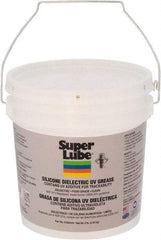 Synco Chemical - 5 Lb Pail Silicone Heat-Transfer Grease - Translucent White, Food Grade, 450°F Max Temp, NLGIG 2, - Industrial Tool & Supply