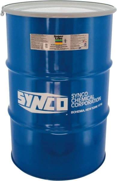 Synco Chemical - 400 Lb Drum Synthetic Lubricant w/PTFE High Temperature Grease - Translucent White, Food Grade, 475°F Max Temp, NLGIG 2, - Industrial Tool & Supply