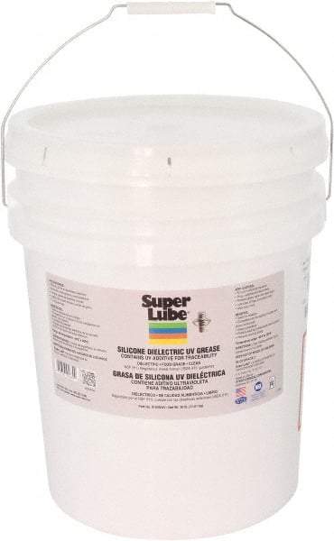 Synco Chemical - 30 Lb Pail Silicone Heat-Transfer Grease - Translucent White, Food Grade, 450°F Max Temp, NLGIG 2, - Industrial Tool & Supply