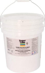 Synco Chemical - 30 Lb Pail Silicone Heat-Transfer Grease - Translucent White, Food Grade, 450°F Max Temp, NLGIG 2, - Industrial Tool & Supply