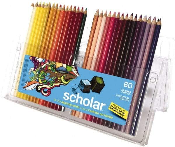 Prismacolor - Scholar Colored Pencil - Assorted Colors - Industrial Tool & Supply