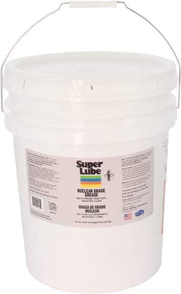 Synco Chemical - 30 Lb Pail Synthetic Lubricant General Purpose Grease - Translucent White, Environmentally Friendly, 450°F Max Temp, NLGIG 2, - Industrial Tool & Supply