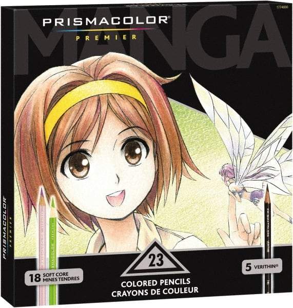 Prismacolor - Manga Colored Pencil - Assorted Colors - Industrial Tool & Supply