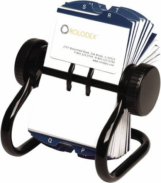 Rolodex - 400 Open Rotary - 6-1/2 x 5-5/8 x 5-1/8" - Industrial Tool & Supply