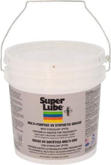 Synco Chemical - 5 Lb Pail Synthetic Lubricant w/PTFE General Purpose Grease - Translucent White, Food Grade, 450°F Max Temp, NLGIG 2, - Industrial Tool & Supply