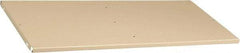 Tennsco - Medium Gray, Steel, Cabinet Shelf - 36" Wide x 24" Deep Body - Industrial Tool & Supply