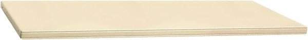 Tennsco - Sand, Steel, Cabinet Shelf - 48" Wide x 18" Deep Body - Industrial Tool & Supply
