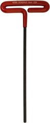Bondhus - 6mm Hex, T-Handle Cushion Grip, Hex Key - 250mm OAL, Metric System of Measurement - Industrial Tool & Supply