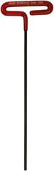Bondhus - 4mm Hex, T-Handle Cushion Grip, Hex Key - 246mm OAL, Metric System of Measurement - Industrial Tool & Supply