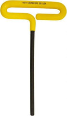 Bondhus - 3/8" Hex, T-Handle Cushion Grip, Hex Key - 267mm OAL, Inch System of Measurement - Industrial Tool & Supply