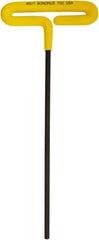 Bondhus - 7/32" Hex, T-Handle Cushion Grip, Hex Key - 249mm OAL, Inch System of Measurement - Industrial Tool & Supply