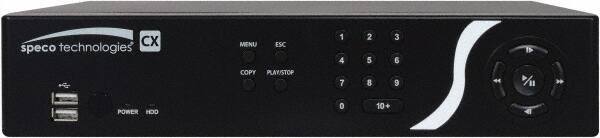 Speco - Security Camera Recorders Type: 4 Channel Digital Video Recorder with 500GB Hard Drive Hard Drive Size: 500GB - Industrial Tool & Supply