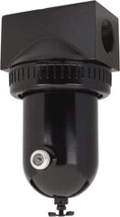 PRO-SOURCE - 425 CFM Oil/Water Condensate Separation Filter - 1-1/2" 250 psi, Manual Drain - Industrial Tool & Supply