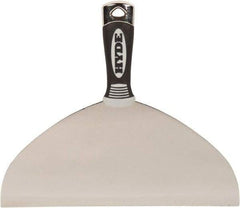 Hyde Tools - 10" Wide Flexible Blade Stainless Steel Joint Knife - Flexible, Plastic Handle - Industrial Tool & Supply