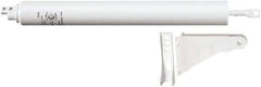 National Mfg. - 11-1/4" Closer Body Length, Storm & Screen Door Closer Manual Damper - White Finish - Industrial Tool & Supply